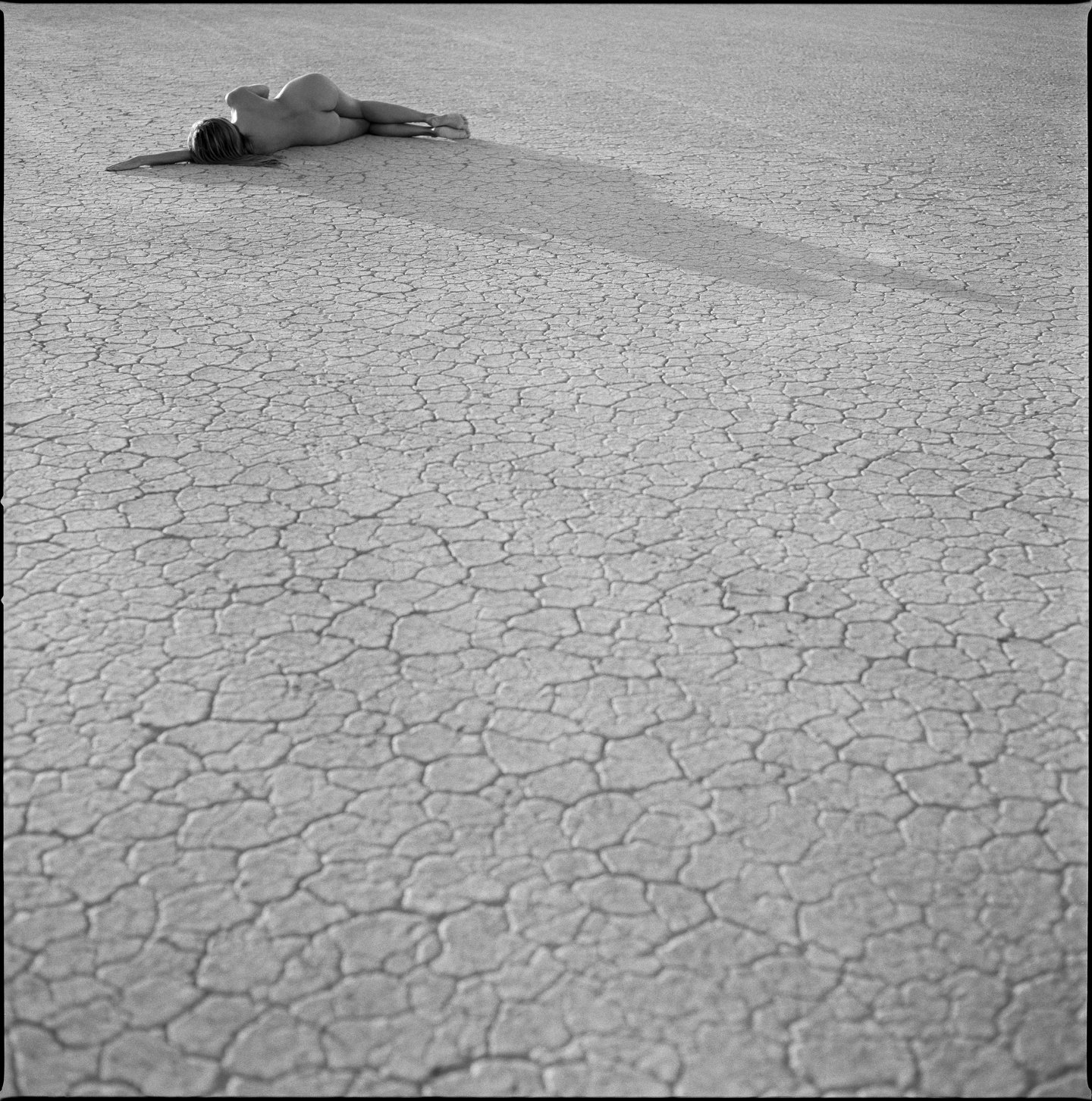 "EL MIRAGE DRY LAKE" — EL MIRAGE LAKE (CA) 1996 — SILVEREYE — ARCHIVAL PIGMENT PRINT