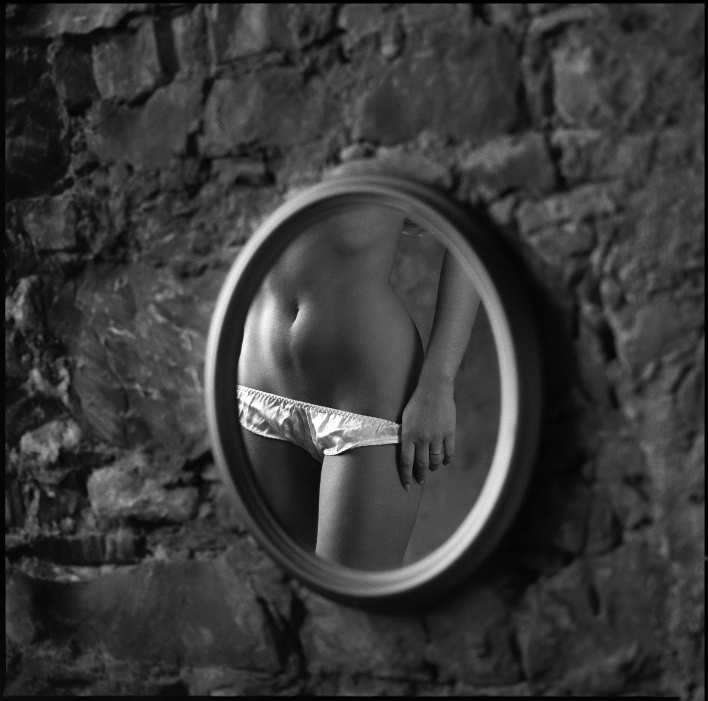 "GAIA'S PANTIES" — FIRENZE (ITALY) 1985 — REFLECTIONS — ARCHIVAL PIGMENT PRINT