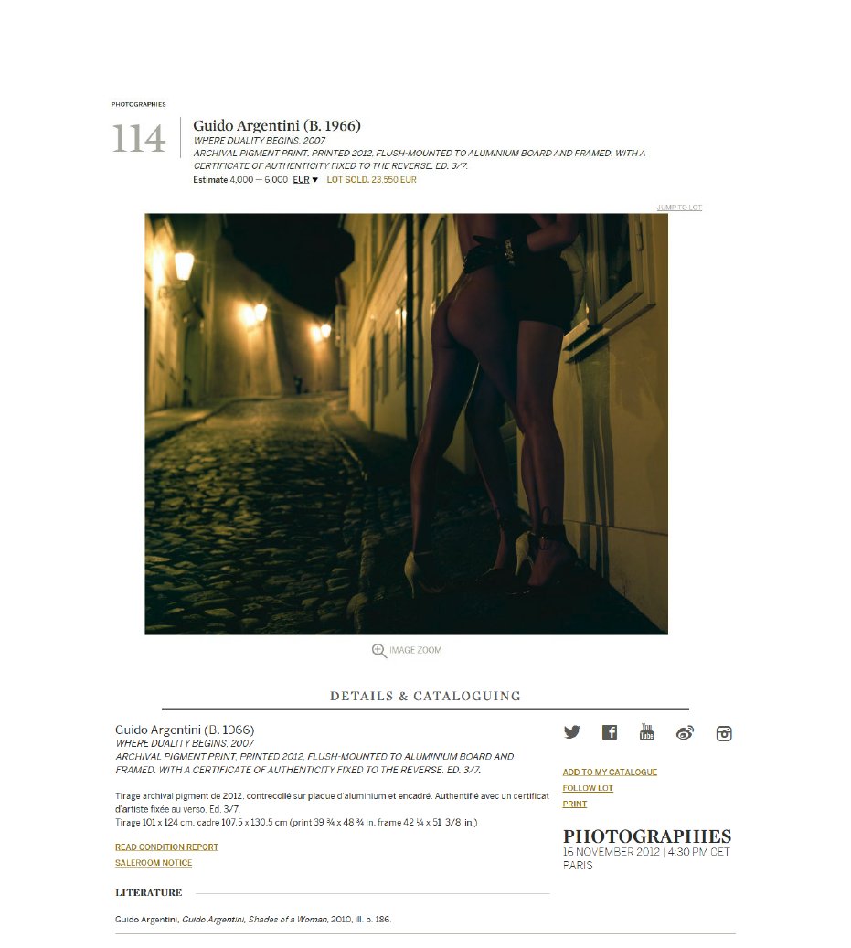 SOTHEBY'S — WHERE DUALITY BEGINS