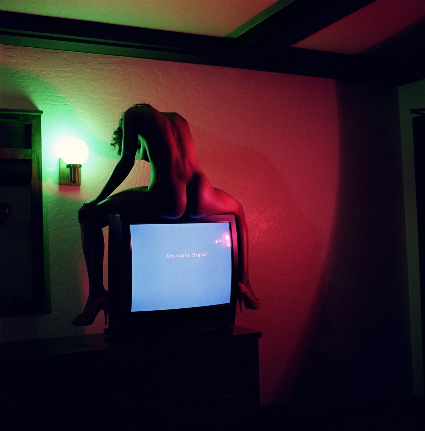 "UNUSABLE SIGNAL" — LOS ANGELES (CA) 2009 — SHADES OF A WOMAN — ARCHIVAL PIGMENT PRINT